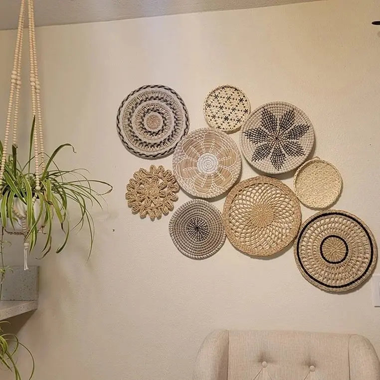 Western Kitchen Decor Boho Style Decoration Livingroom Wall Mexican Baskets Coastal Rustic Farmhouse Fall Decorations