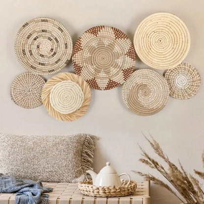 Western Kitchen Decor Boho Style Decoration Livingroom Wall Mexican Baskets Coastal Rustic Farmhouse Fall Decorations