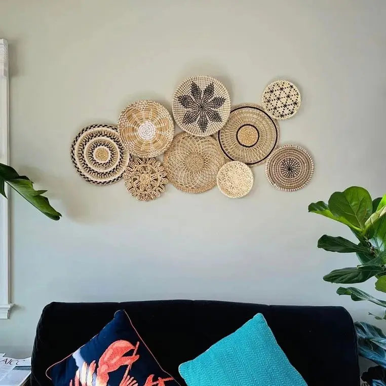 Western Kitchen Decor Boho Style Decoration Livingroom Wall Mexican Baskets Coastal Rustic Farmhouse Fall Decorations