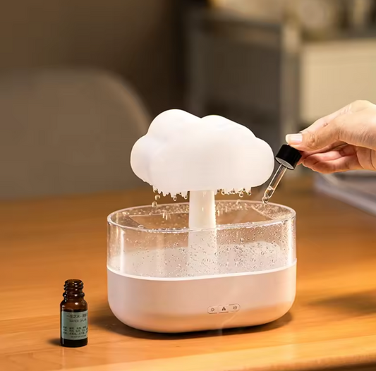 CloudGlow™ LED Rain Humidifier & Ambient Night Light